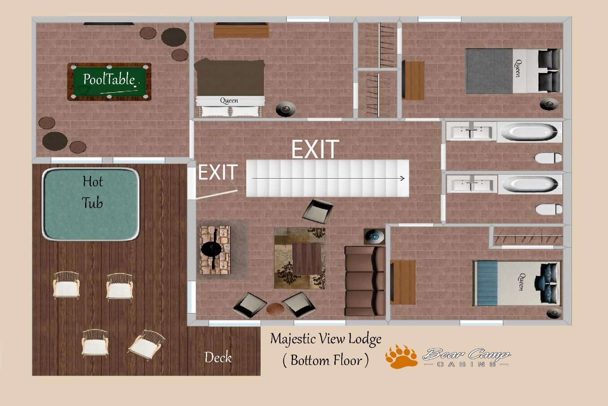 Majestic View Lodge, Amazing Views, Hot Tub, 1089 Free Tickets Each Paid Day, Dollywood And More Gatlinburg Exterior foto